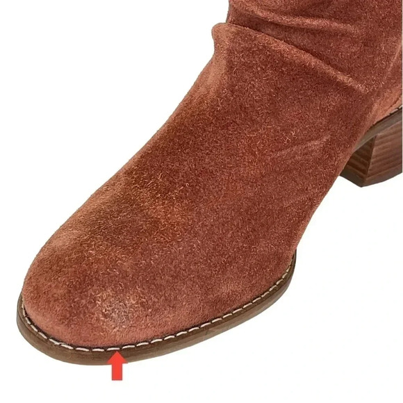 Cole Haan Alayna Mahogany Suede Leather Womens Ankle Boots Size 6.5M - Picture 7 of 11